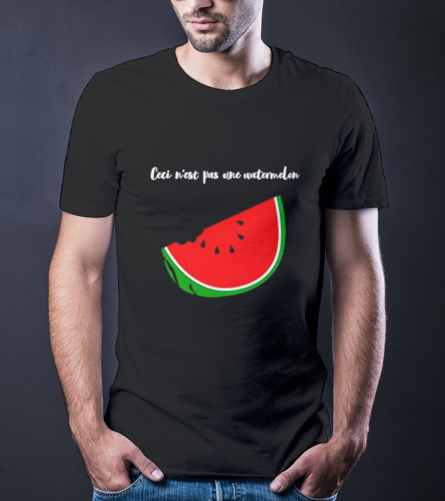 Ceci N’est Pas Une Watermelon Slice Magritte T-Shirt