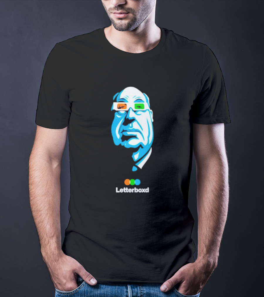 Hitch Portrait Pop Art Letterboxd T-Shirt