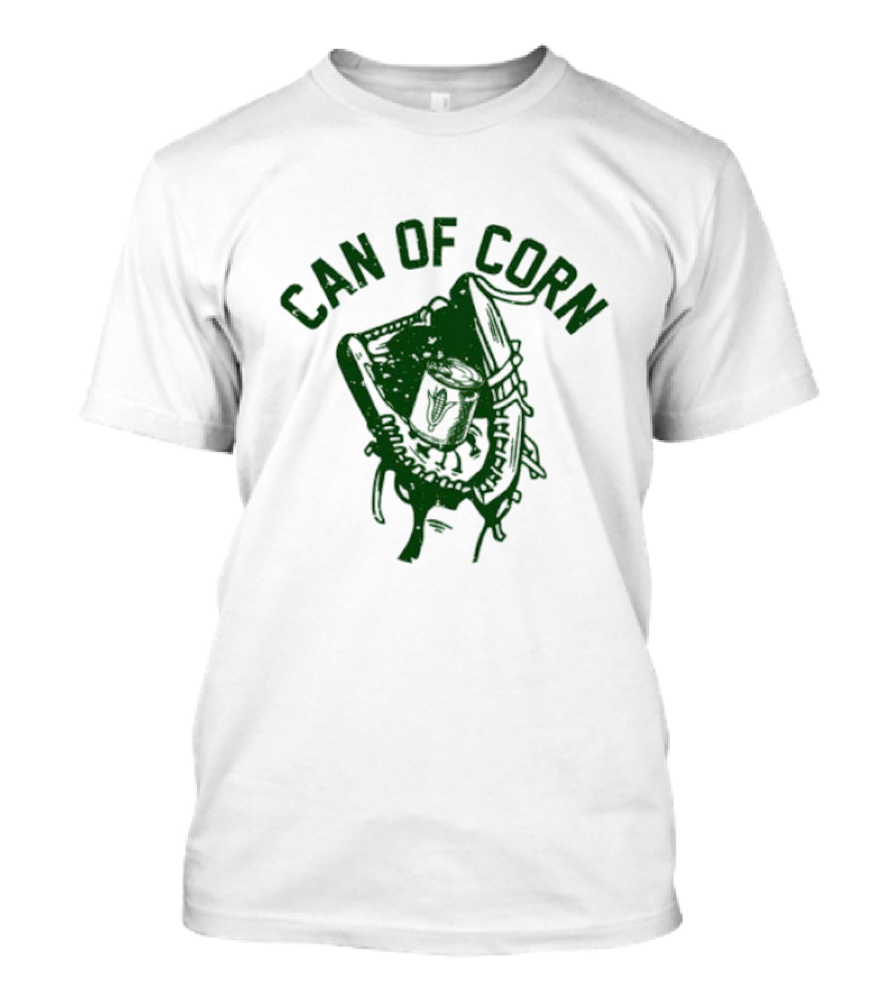 Can Of Corn Baseball Glove T-Shirt