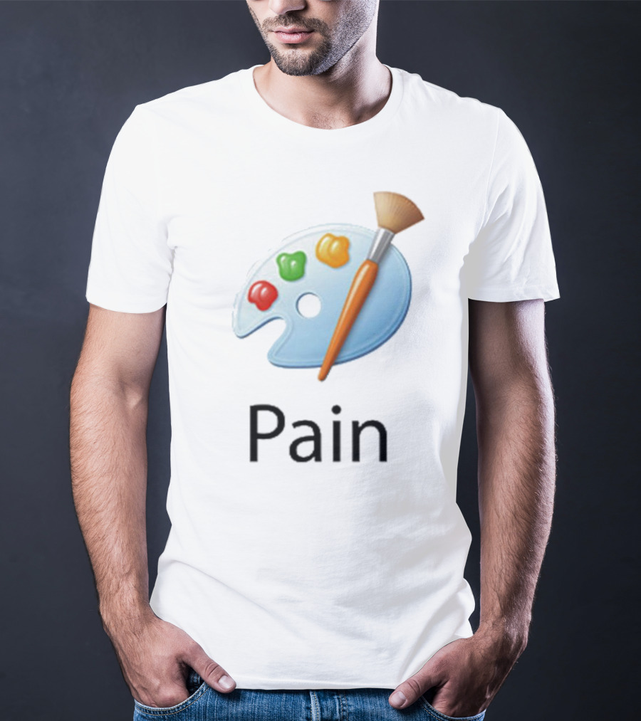 Pain Microsoft Paint Palette Brush T-Shirt
