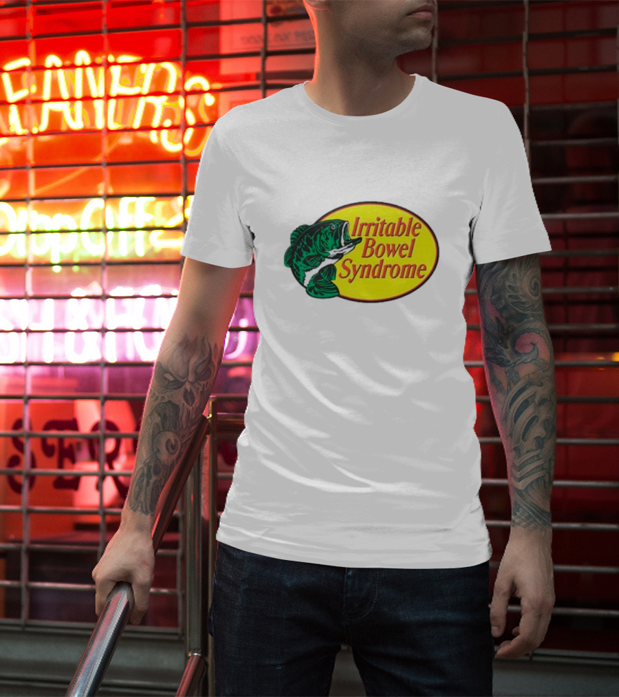 Irritable Bowel Syndrome Bass Fish T-Shirt