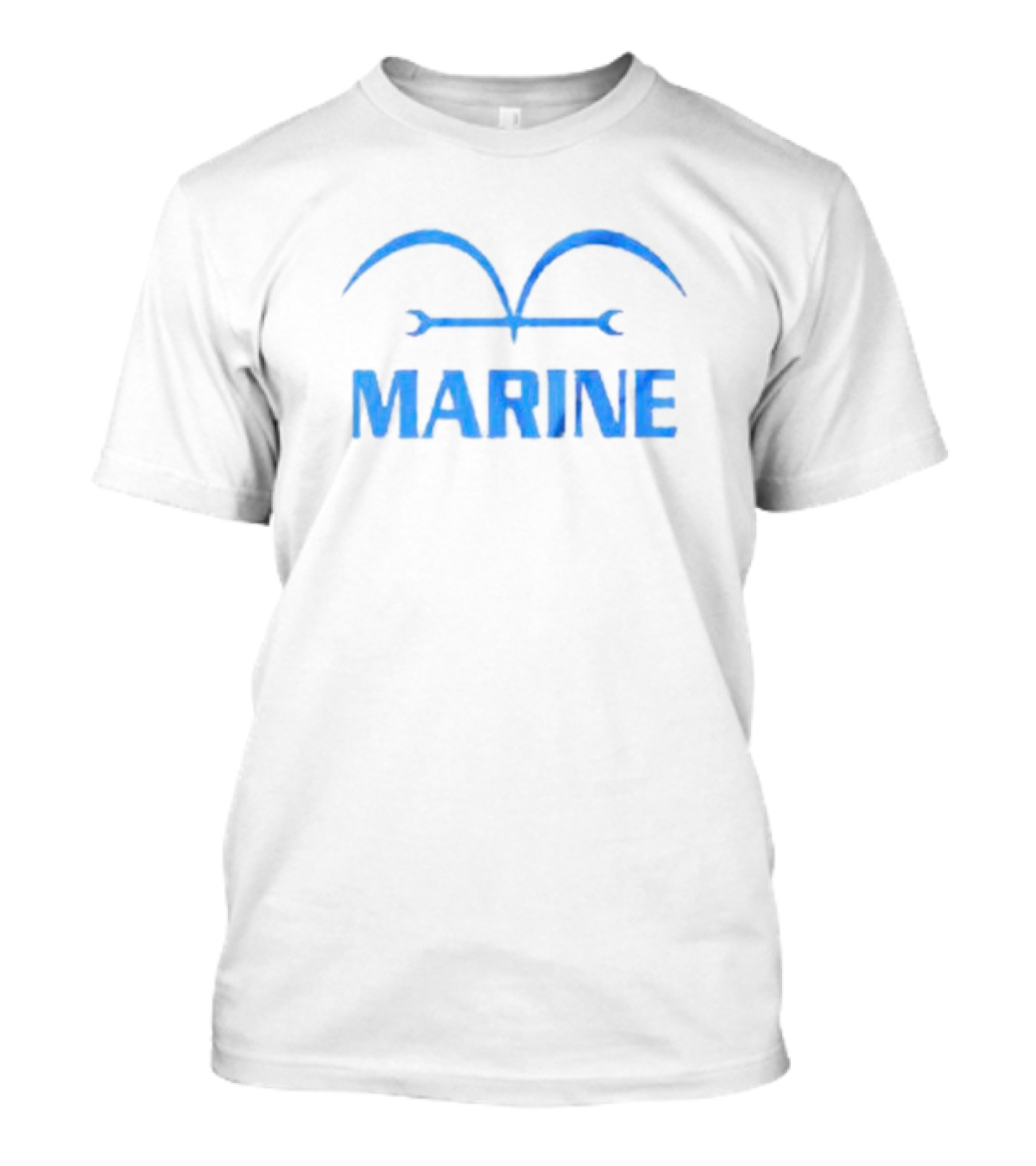 One Piece Marine Insignia Blue T-Shirt
