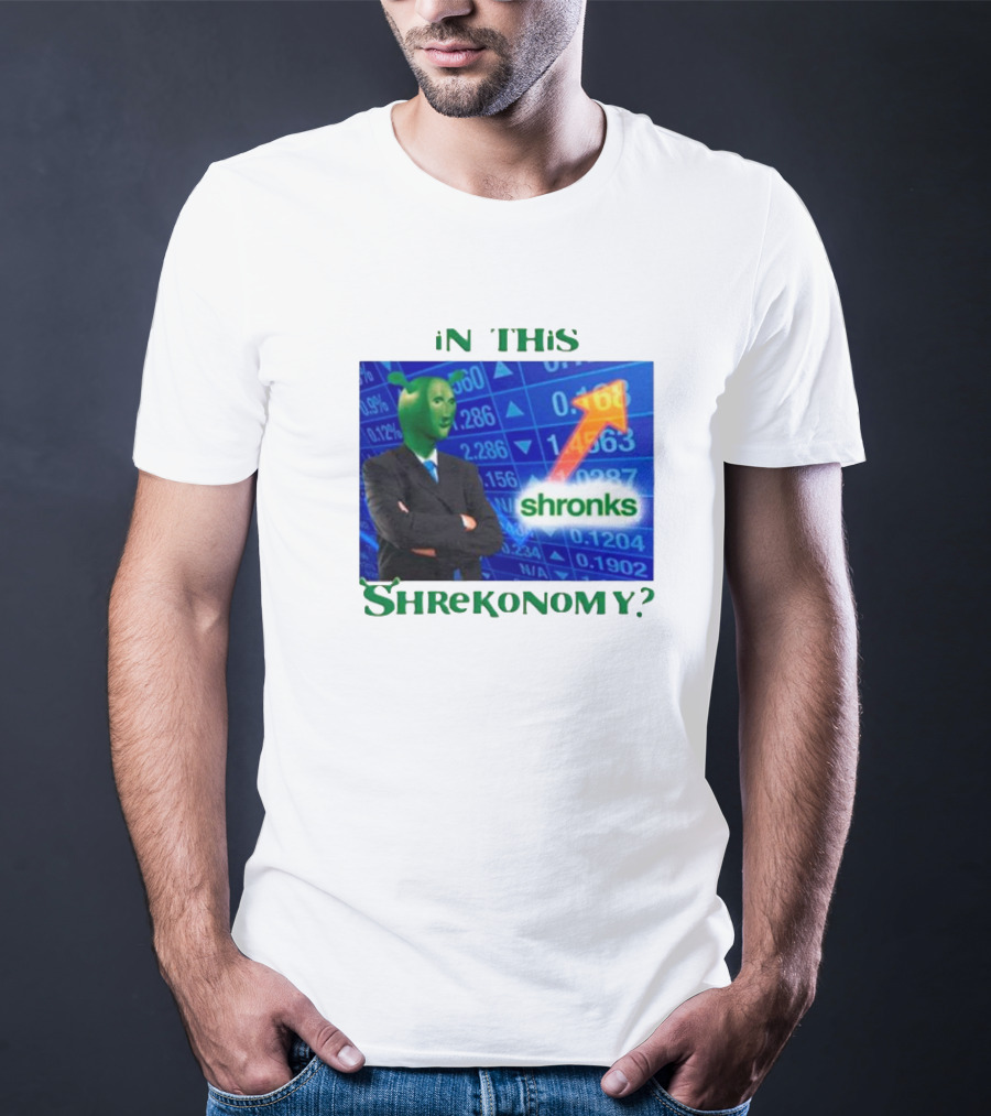 In This Shrekonomy Shronks Stock Market T-Shirt