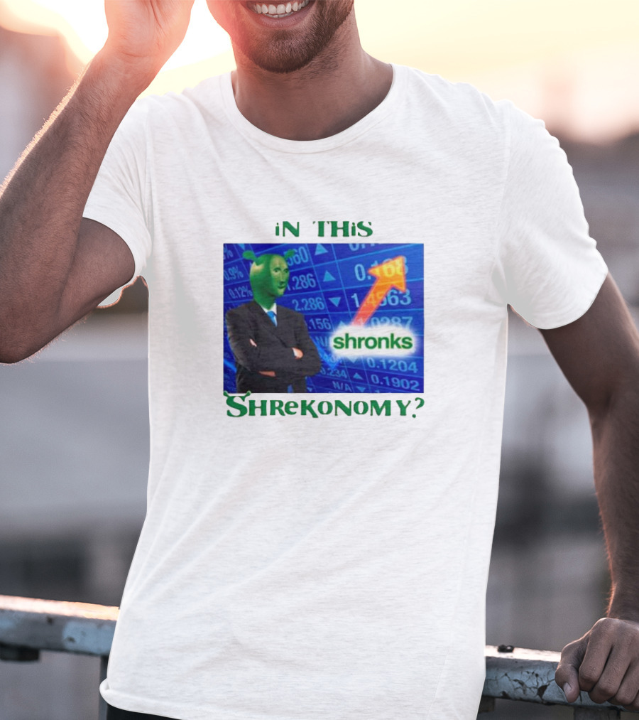 In This Shrekonomy Shronks Stock Market T-Shirt