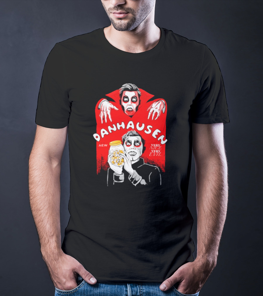 AEW Danhausen Very Nice Very Evil Faust T-Shirt