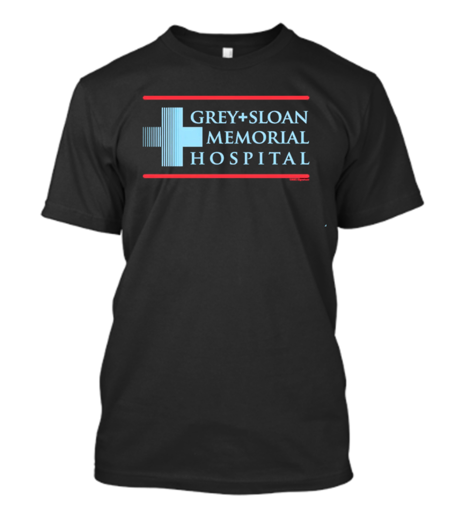 Grey + Sloan Memorial Hospital Logo Grey's Anatomy Fan Merchandise T-Shirt