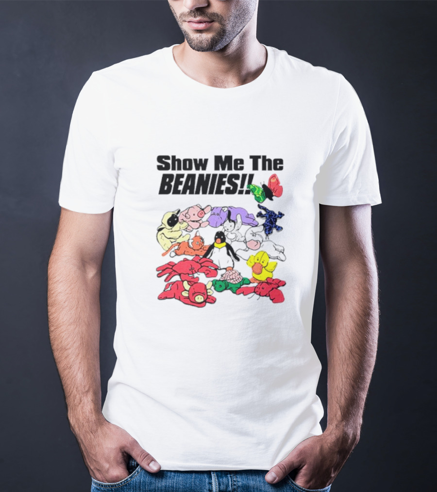 Show Me The Beanies Colorful Toy Collection T-Shirt