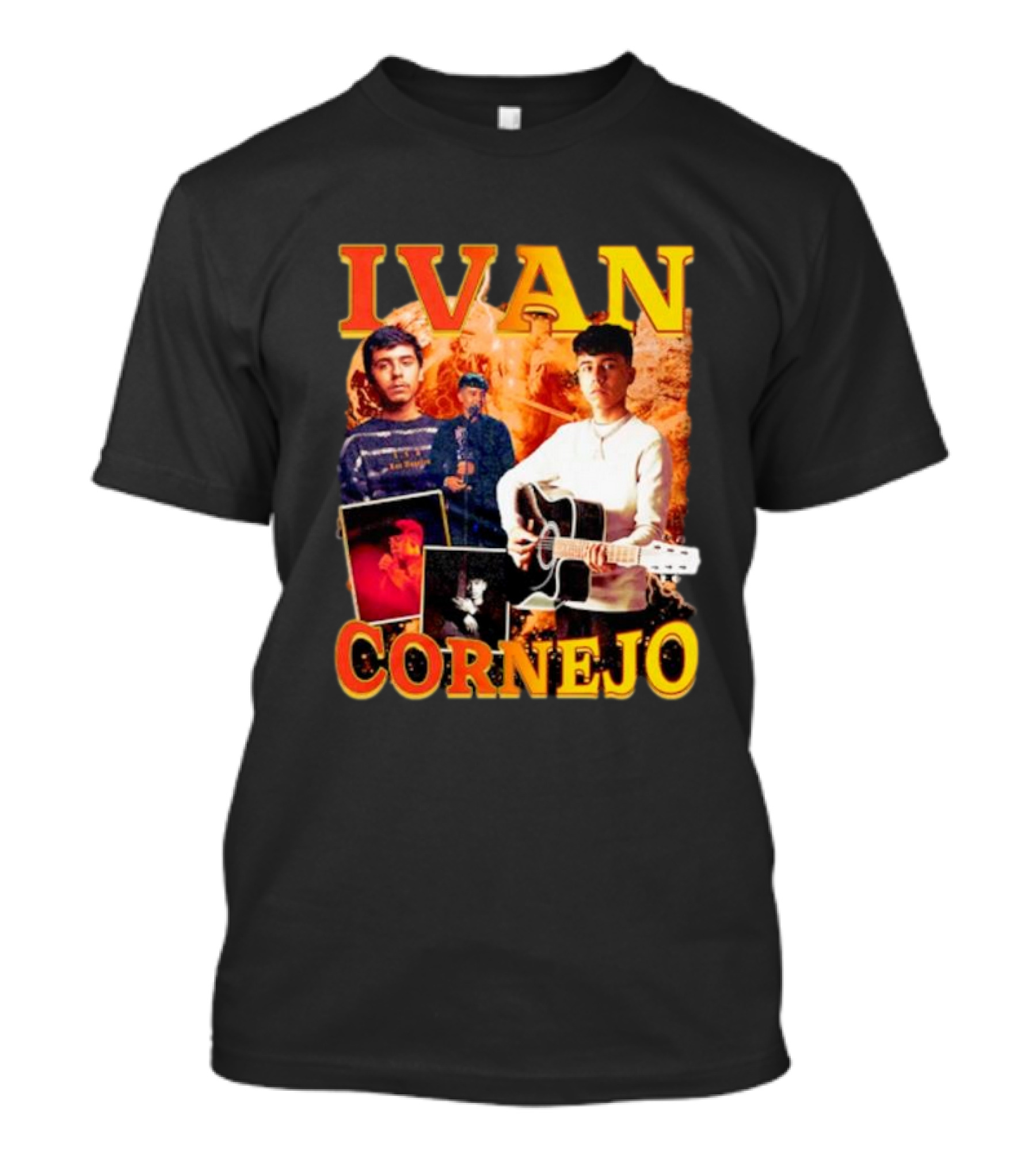 Ivan Cornejo Vintage Music Collage T-Shirt