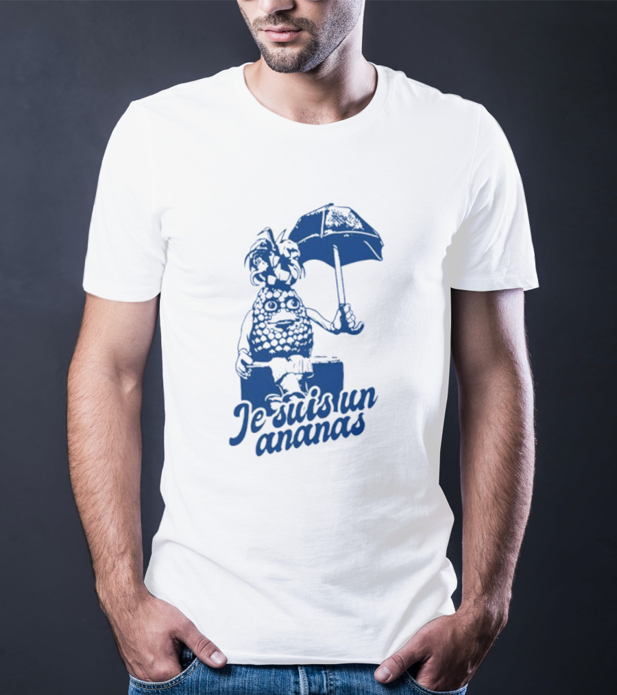 Je Suis Un Ananas Avec Parapluie Et Personnage Humoristique T-Shirt