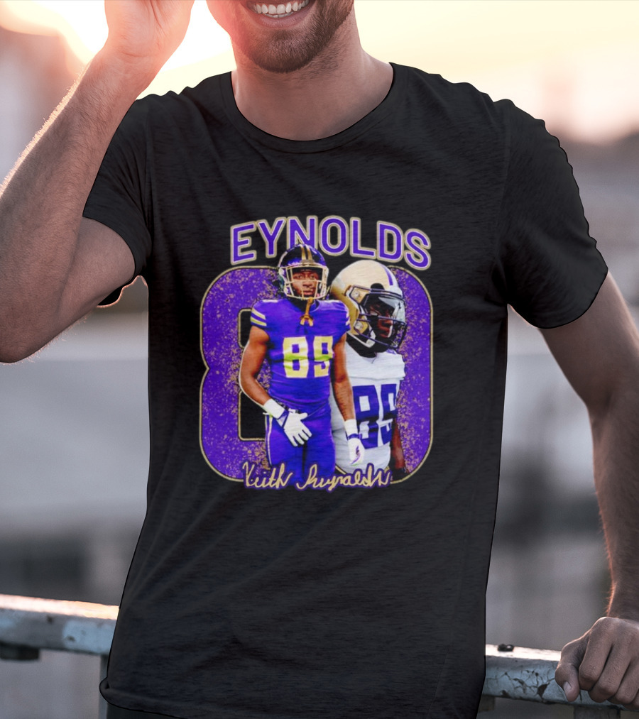 Eynolds 89 Keith Reynolds Husky Football Jersey T-Shirt