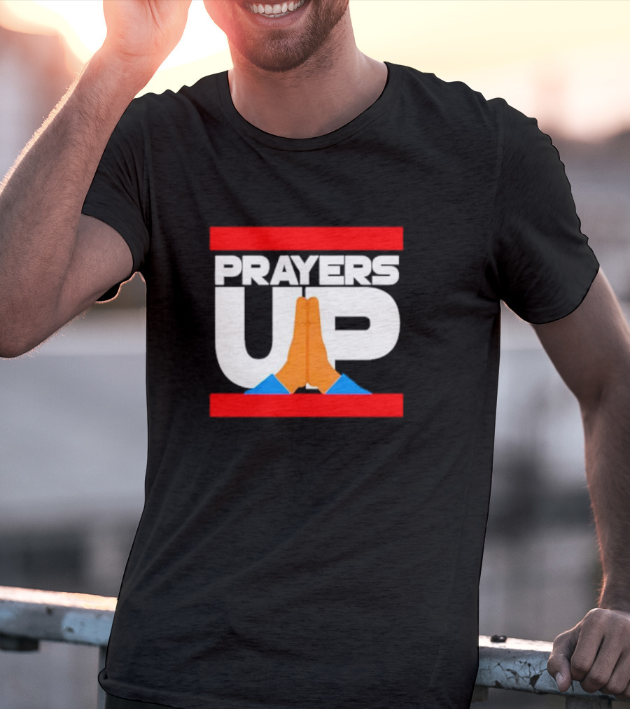 Prayers Up Hands Together T-Shirt