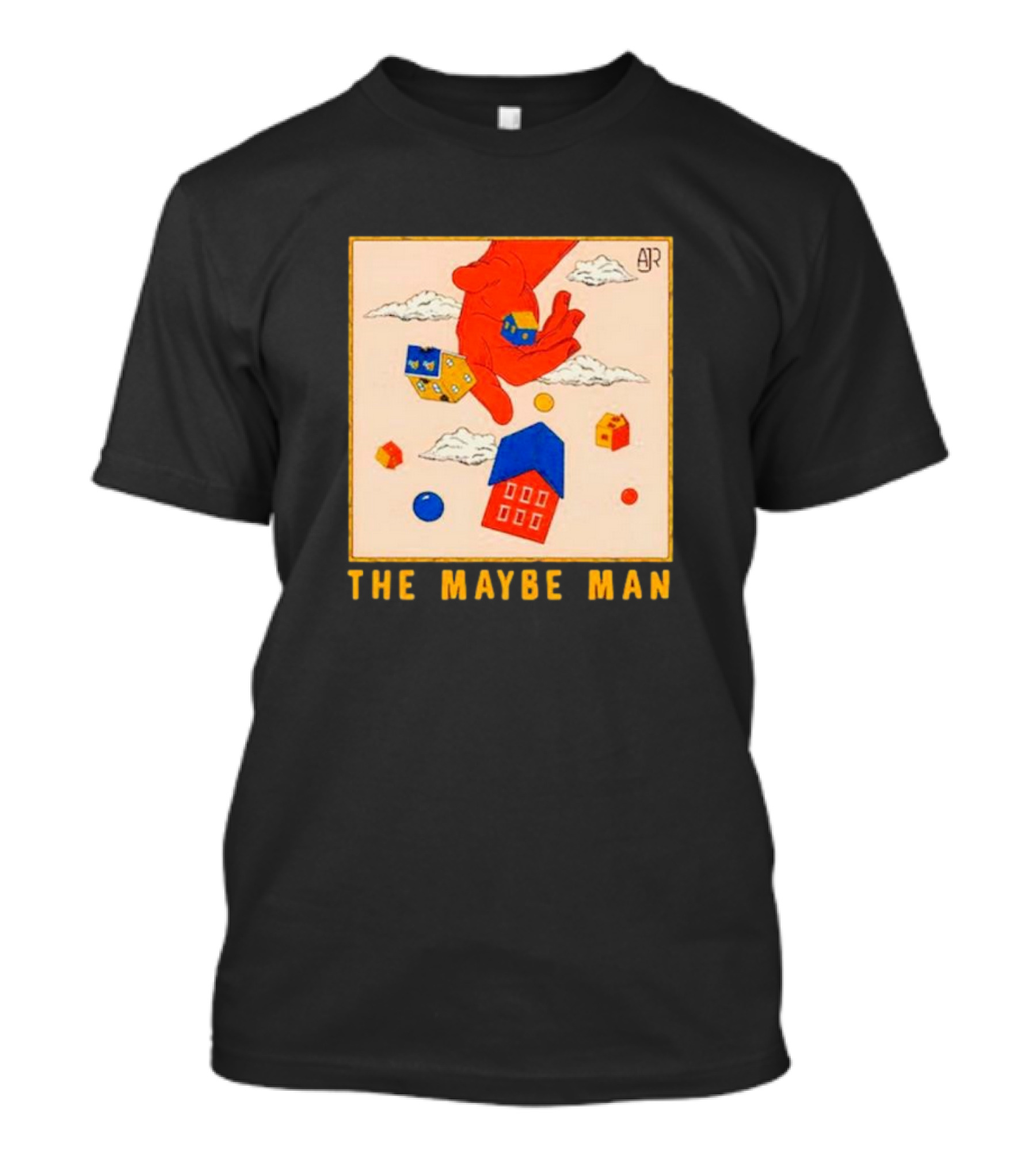 The Maybe Man Floating Houses And Clouds AJR T-Shirt