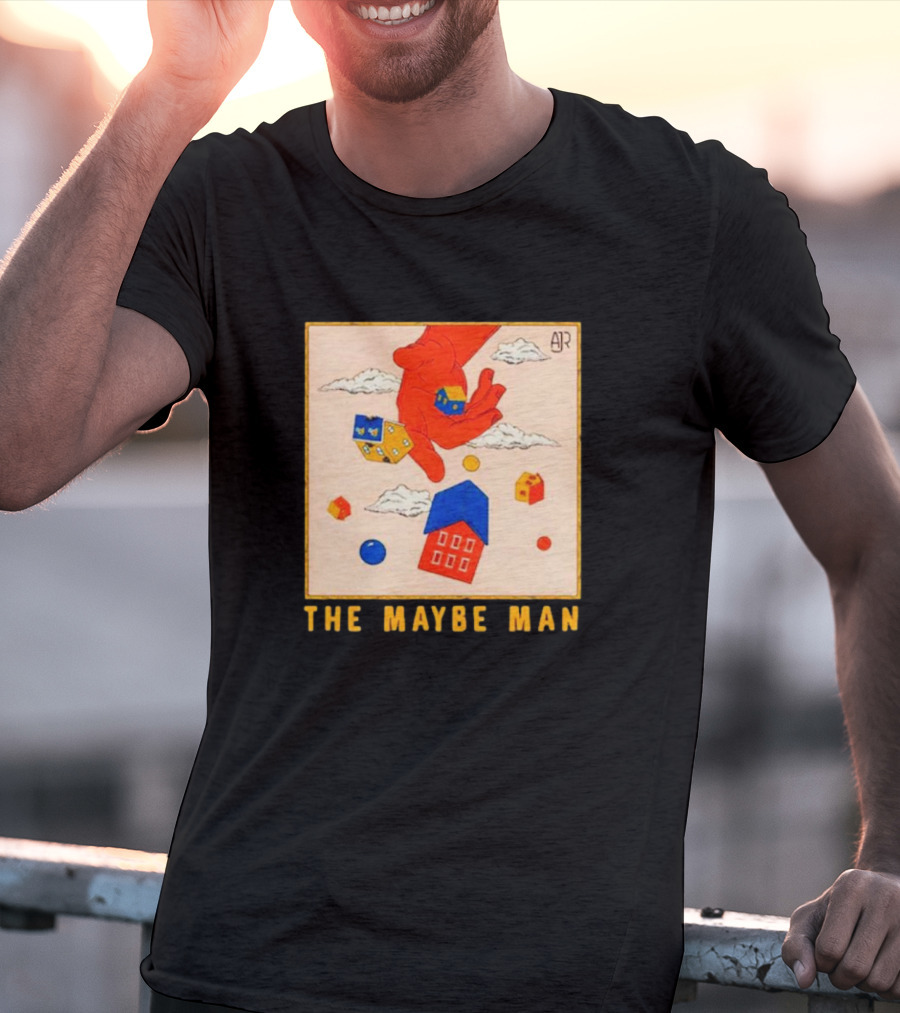 The Maybe Man Floating Houses And Clouds AJR T-Shirt