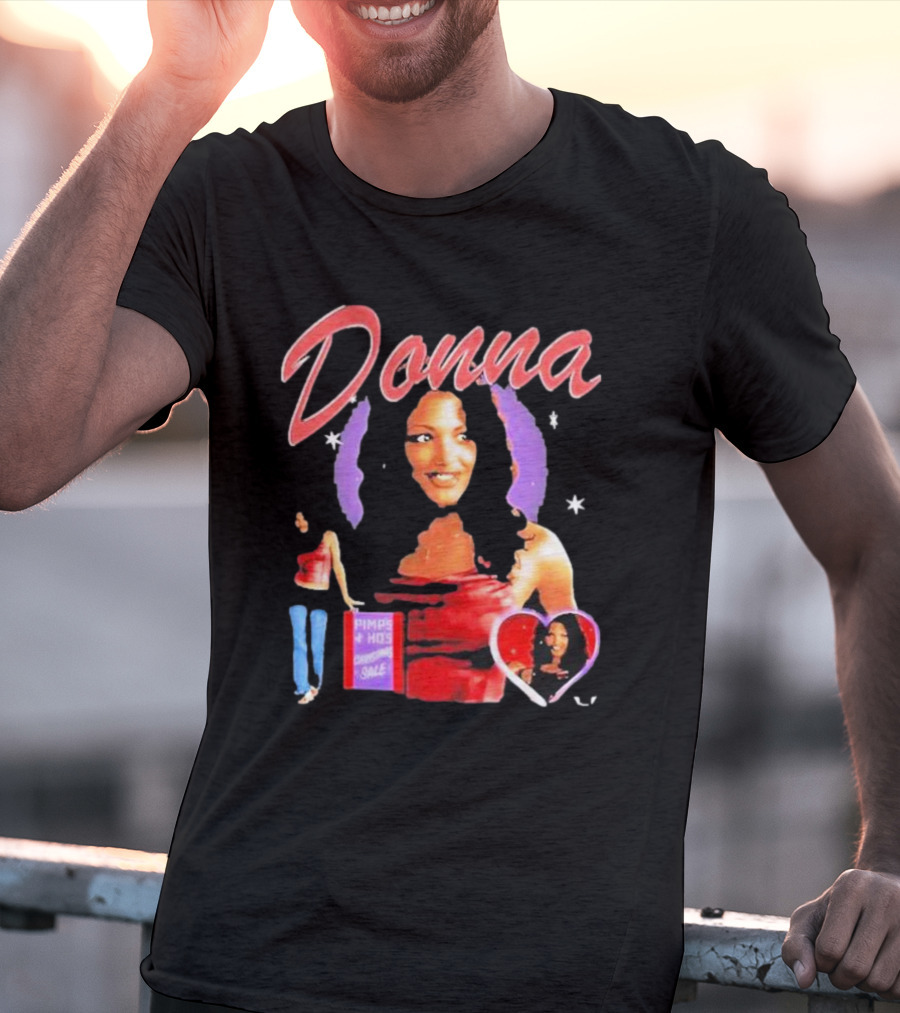 Donna Pimps N Hos Double Single T-Shirt