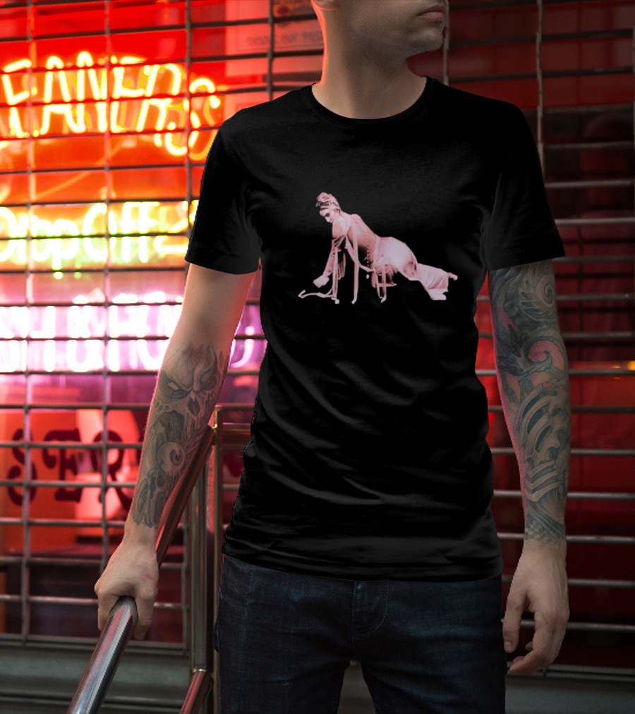 Alina Baraz Elegant Pink Silhouette Pose T-Shirt