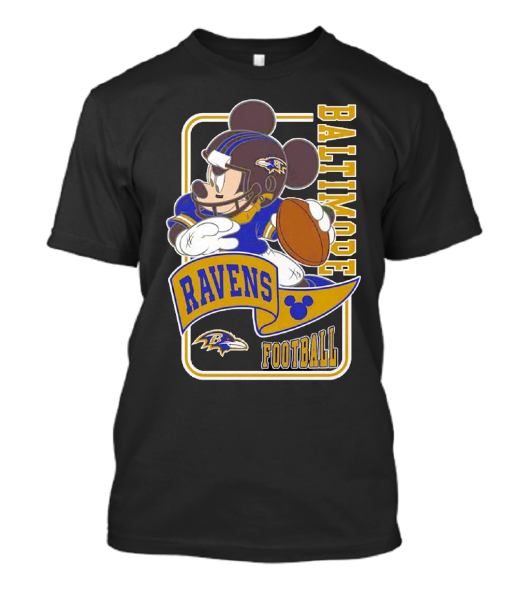 Baltimore Ravens Football Mickey Disney T-Shirt