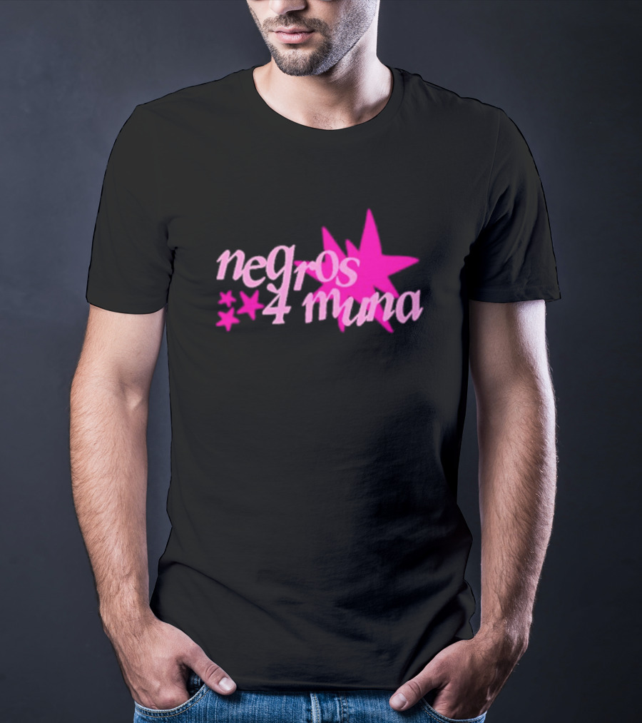 Negros 4 Muna Pink Stars T-Shirt