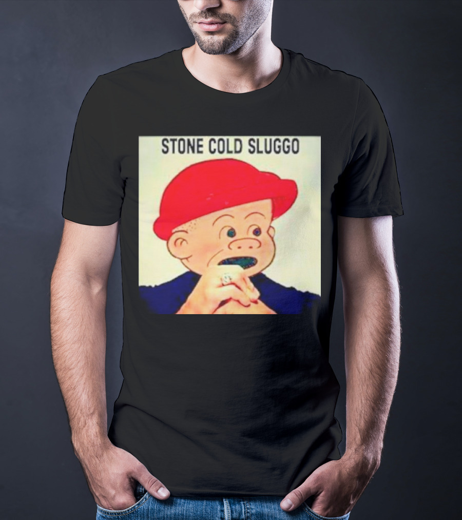 STONE COLD SLUGGO RED HAT CHARACTER HAND GESTURE T-Shirt