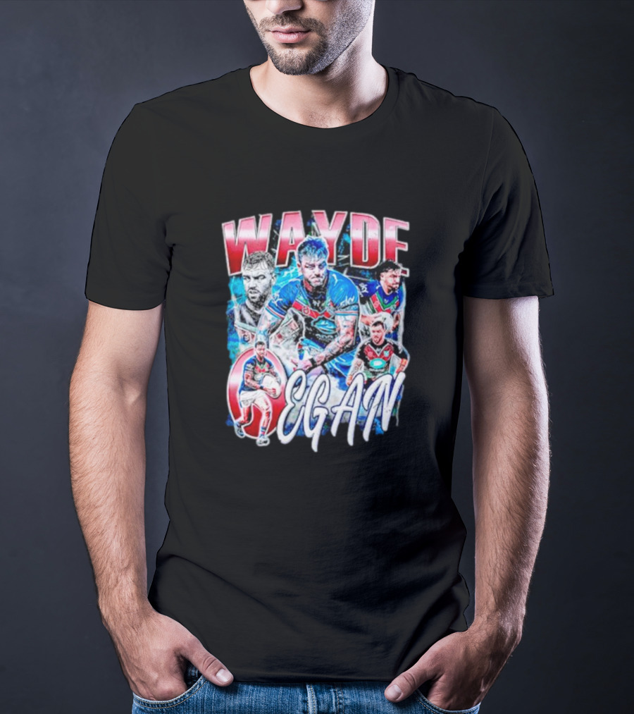 Wayde Egan New Zealand Warriors Rugby T-Shirt