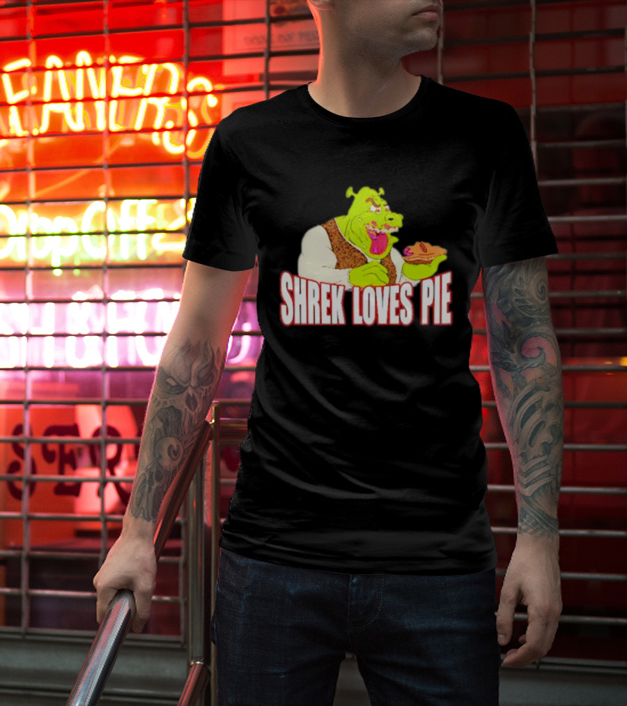 Shrek Loves Pie Ogre Eating T-Shirt