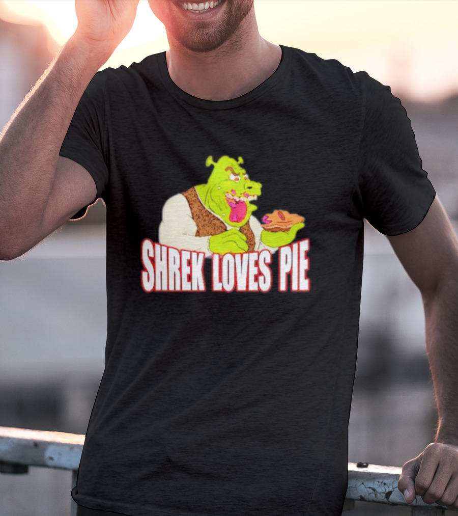 Shrek Loves Pie Ogre Eating T-Shirt
