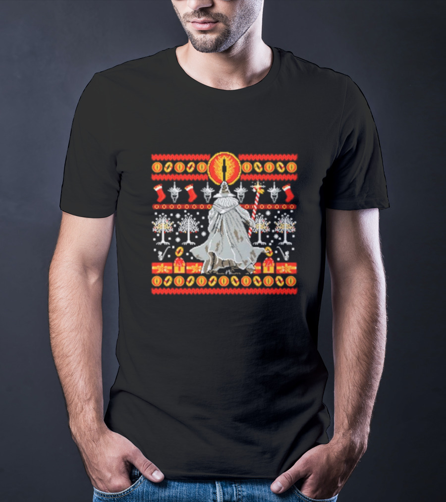Gandalf Eye Tree Holiday T-Shirt