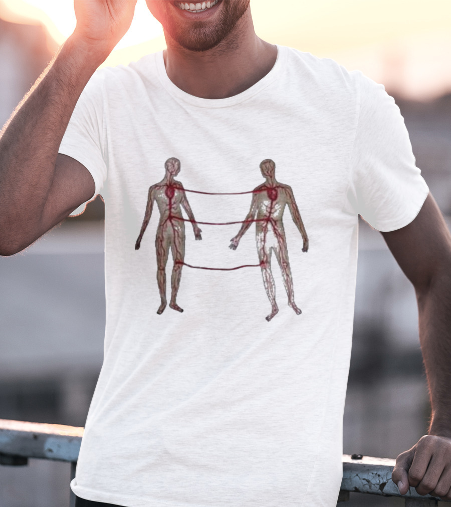 Marcos Alvarado Vascular Diagram Connected Figures T-Shirt