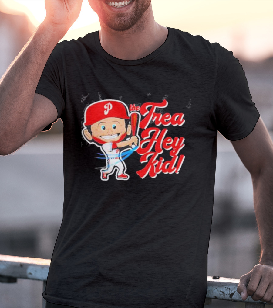 The Trea Hey Kid Philadelphia Phillies Character T-Shirt