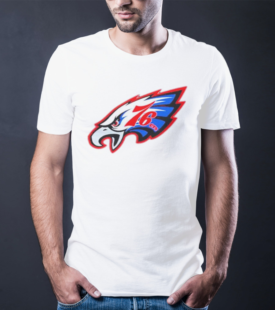 Philadelphia Eagles And 76ers Combined T-Shirt