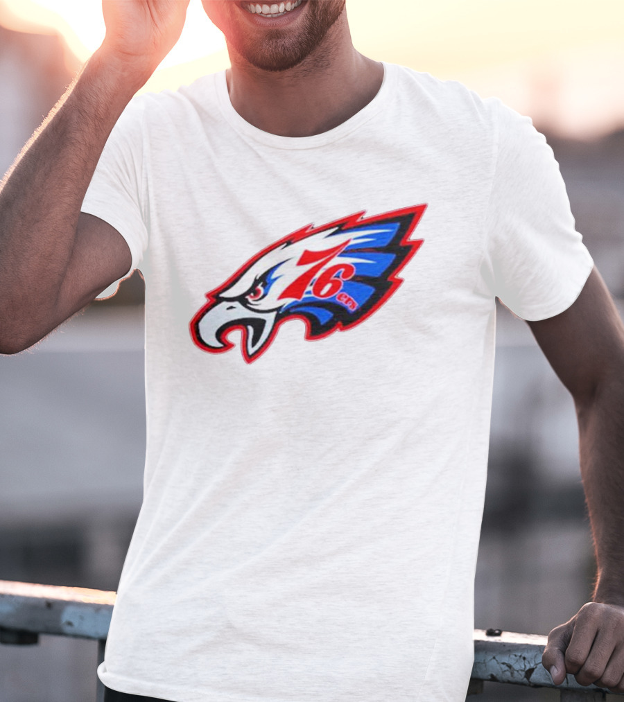 Philadelphia Eagles And 76ers Combined T-Shirt