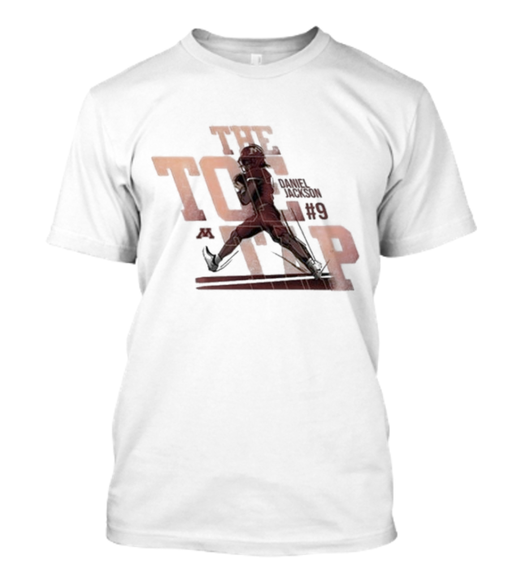 Daniel Jackson #9 The Toe Tap Football Motion Graphics T-Shirt