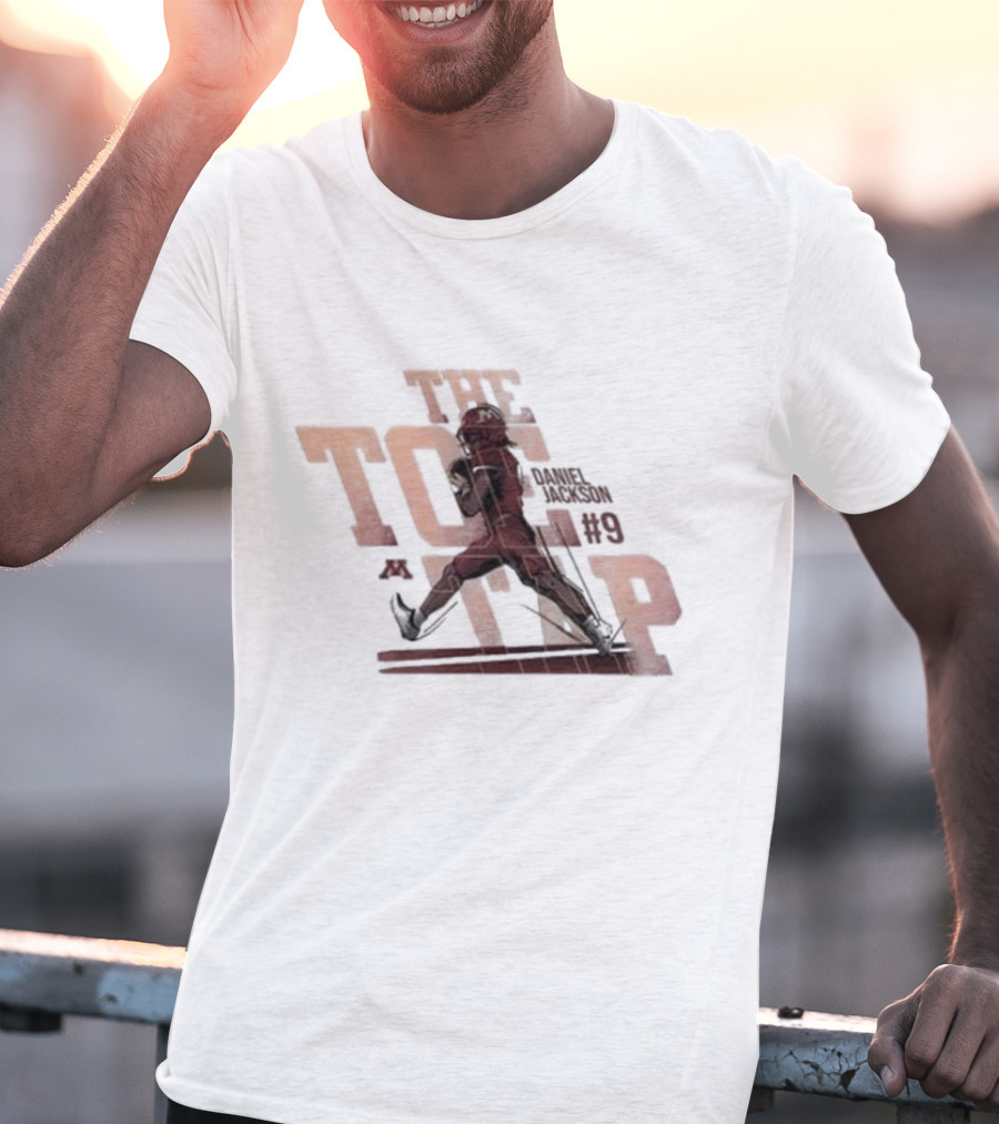 Daniel Jackson #9 The Toe Tap Football Motion Graphics T-Shirt