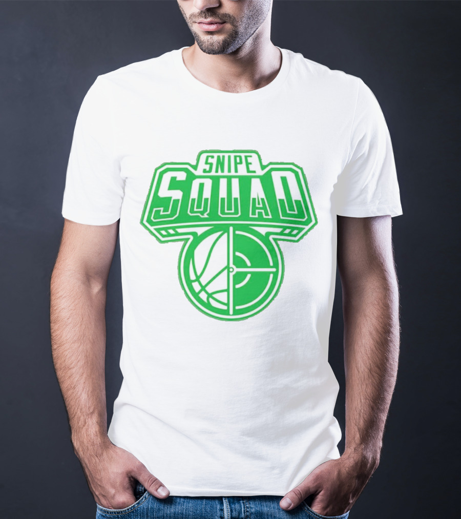 Boston Celtics Snipe Squad Basketball Crosshair T-Shirt
