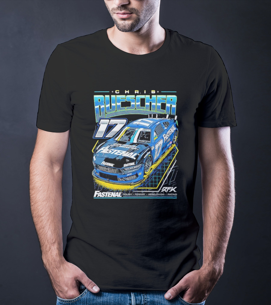 Chris Buescher 17 Fastenal RFK Racing Roush Fenway Keselowski T-Shirt