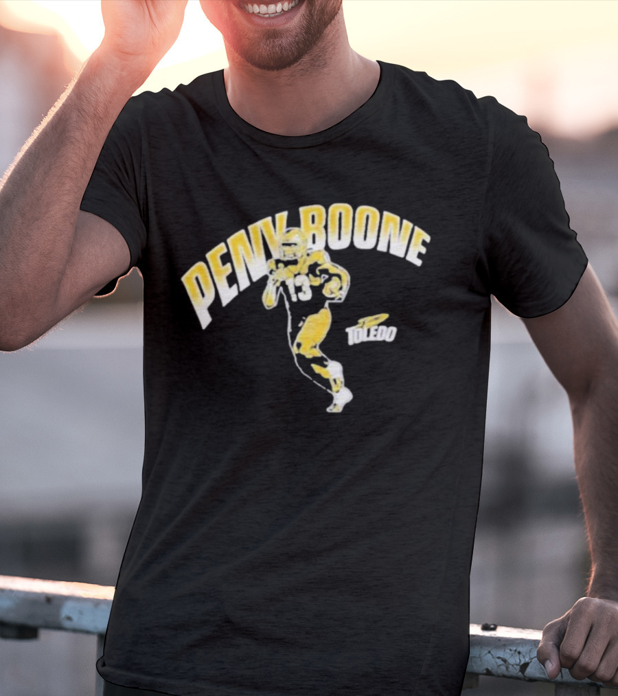 Penny Boone Toledo Football Number 13 Caricature T-Shirt
