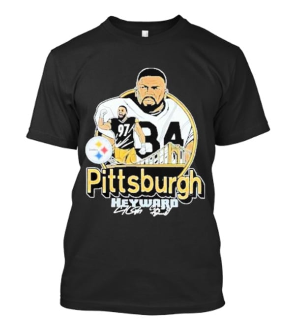 Pittsburgh Heyward 97 Football Steel City Bridge T-Shirt