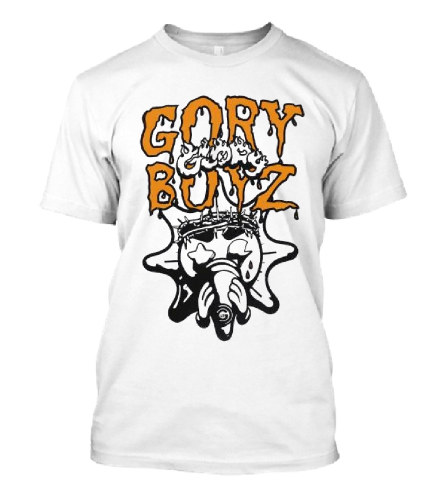 Glory Boyz Gory Boyz Glo Gang Dripping Horror Font Sun T-Shirt