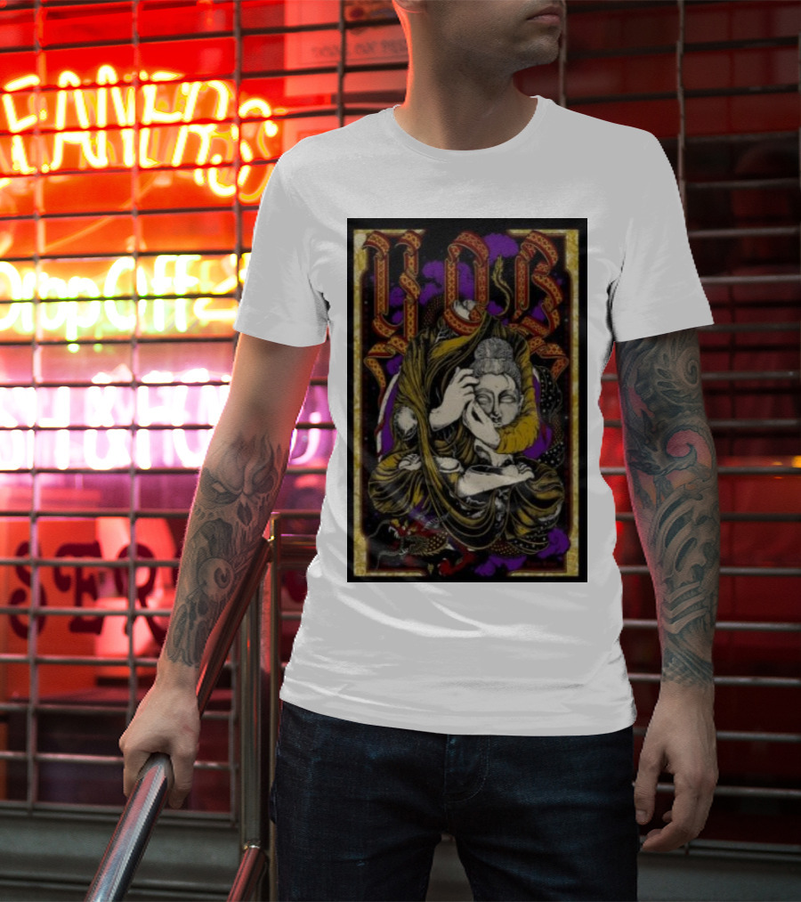 YOB Eugene John Henry’s Dec 09 Psychedelic Fantasy Sculpture T-Shirt