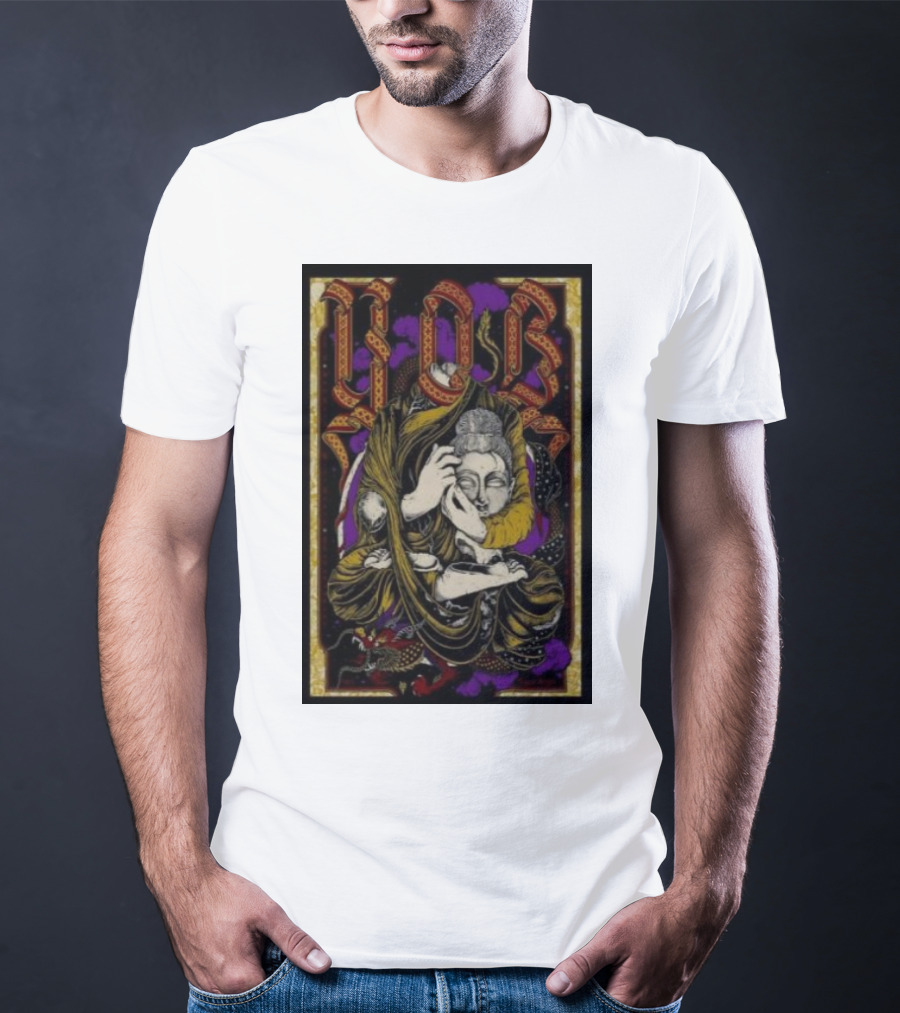 YOB Eugene John Henry’s Dec 09 Psychedelic Fantasy Sculpture T-Shirt