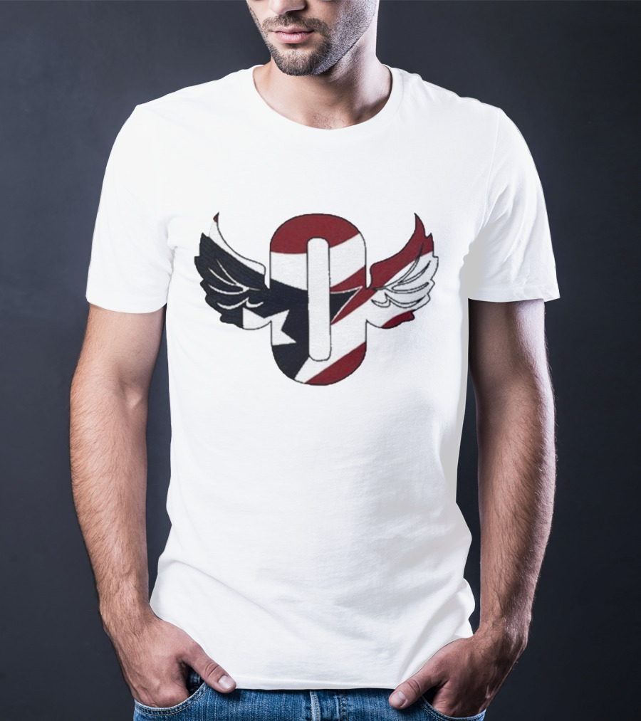 A1 Vintage Outkast Winged Emblem Flag T-Shirt