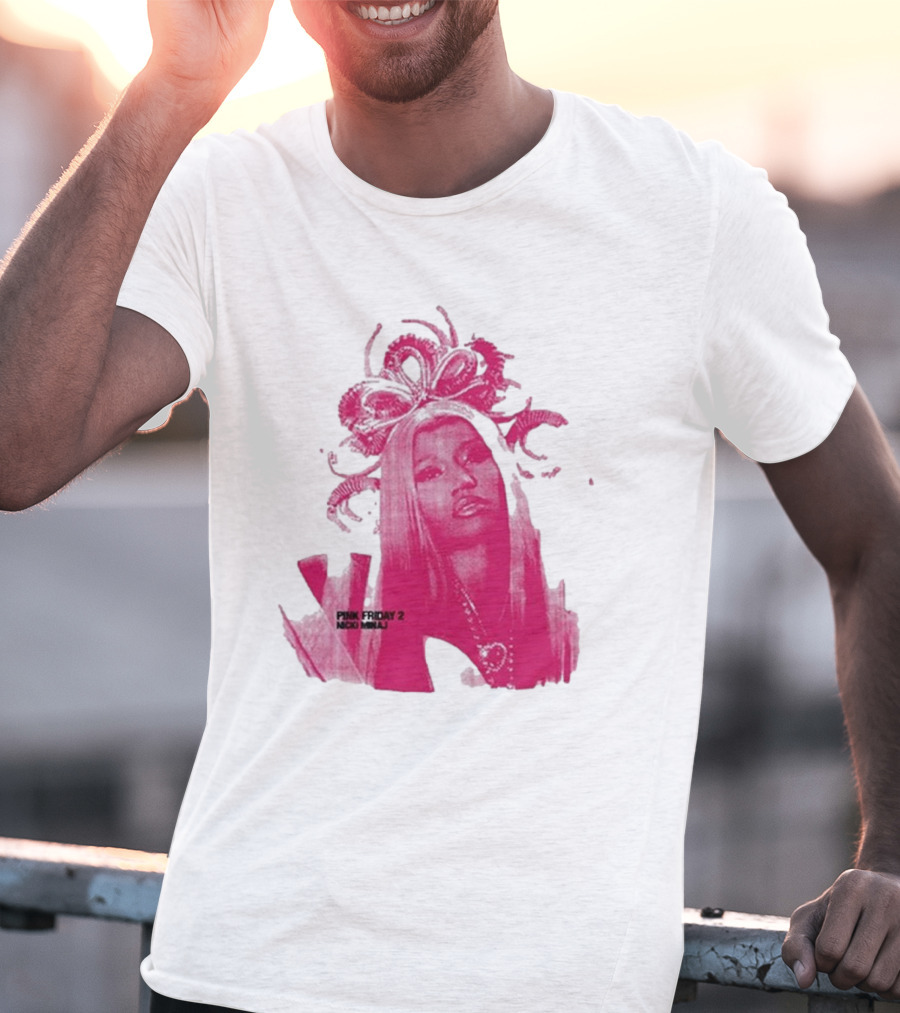 Nicki Minaj Pink Friday 2 Artistic Pink T-Shirt