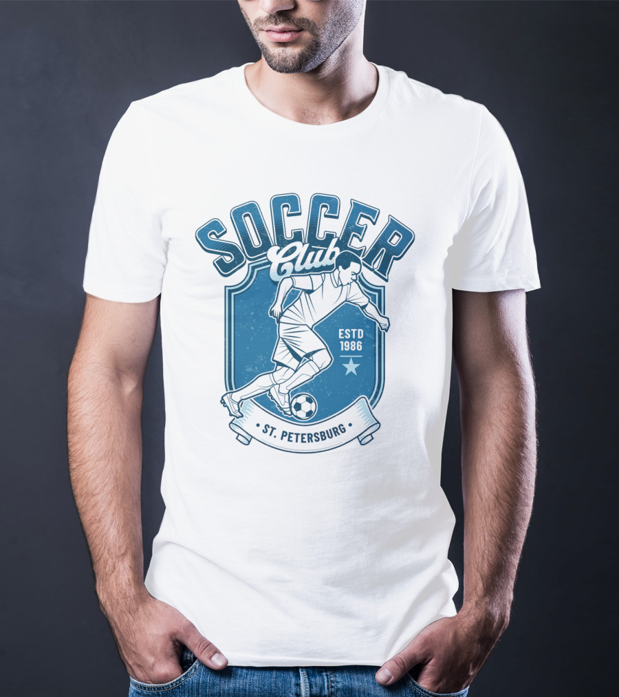 Soccer Club St. Petersburg ESTD 1986 T-Shirt