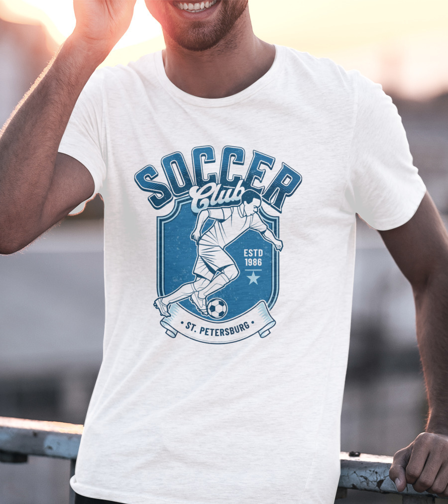 Soccer Club St. Petersburg ESTD 1986 T-Shirt