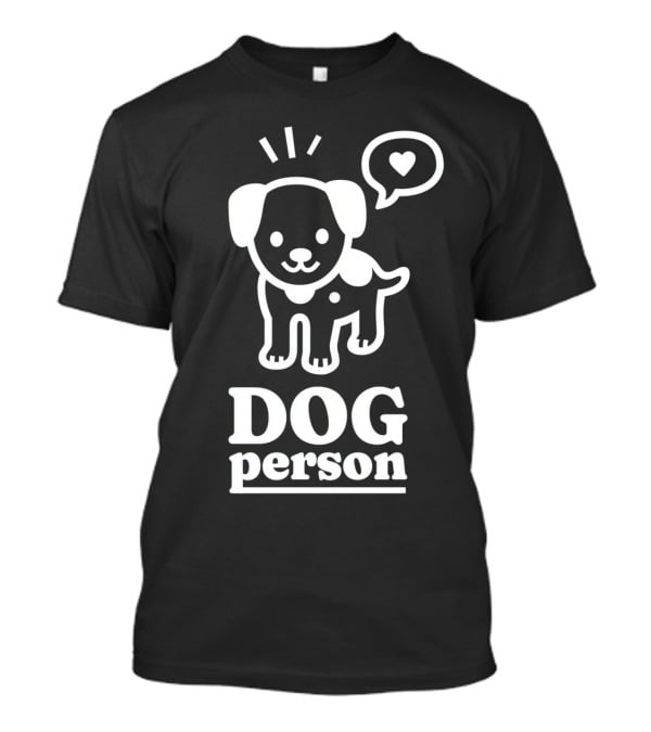 Dog Person Cute Animal Heart T-Shirt