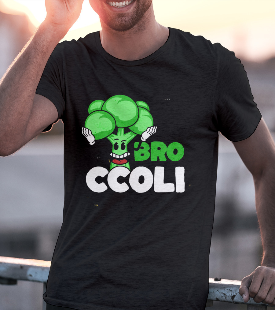 Hi Broccoli Green Goodness For A Healthy Life T-Shirt