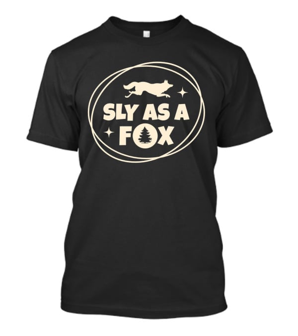 SLY AS A FOX Forest Icon Stars White T-Shirt