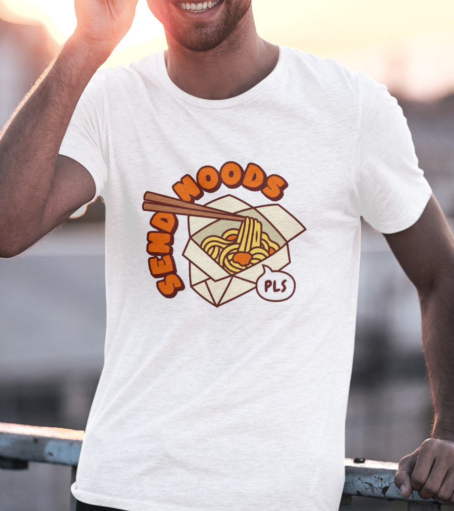 Send Noods Comic Noodles PLS T-Shirt