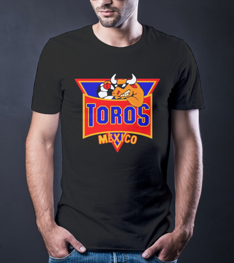 Toros Mexico Soccer Bull Emblem T-Shirt