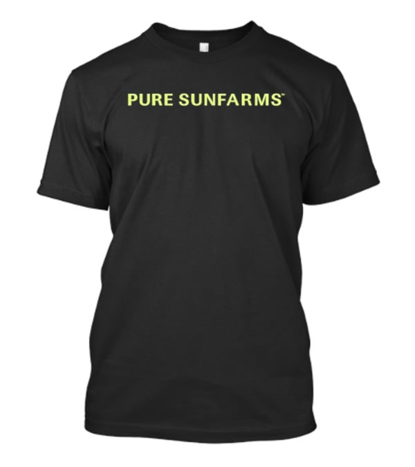 PURE SUNFARMS Logo Tee Black T-Shirt