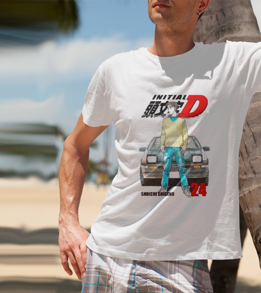 Initial D Shuichi Shigeno 24 T-Shirt